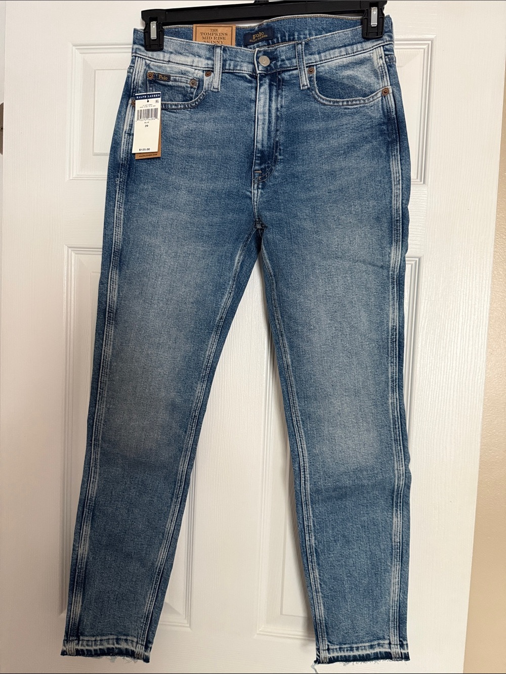 Polo by Ralph Lauren Men's Light Blue Skinny Jeans